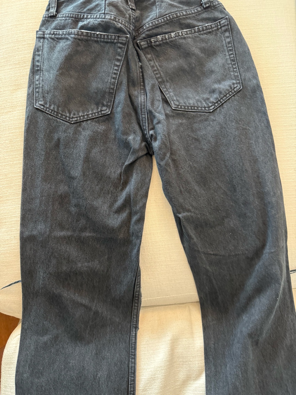 Re/done Grey Ripped Jeans - Picture 7 of 10